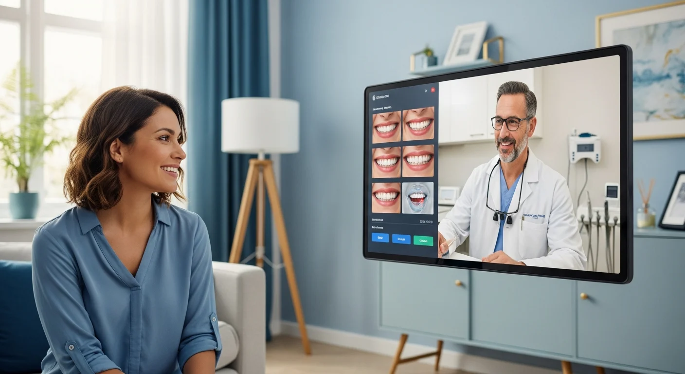 Happy patient with beautiful smile